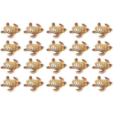 20 Mini Tortues En Résine Phosphorescente – 10 Couleurs, 2 Tailles – Déco Jardin, Aquarium, Maison De Poupée, DIY