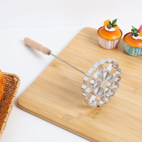 Poêle à Frire Antiadhésive De Style Japonais, Carrée De 15 X 18 Cm Avec Manche En Bois Compatible Avec Toutes Les Plaques De Cuisson Blanche 98922038