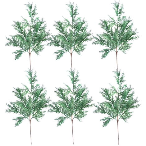 10pcs - Aiguilles De Pin Artificielles,branche'arbre De Noël, Couronne