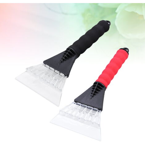 Grattoir à Glace 2 En 1 Avec Balai – 60 Cm, Poils Doux, Poignée En Mousse – Pour Voiture, SUV, Neige Et Givre