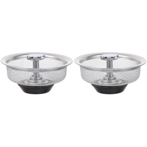 Lot De 2 Petits Tamis D'évier En Acier Inoxydable - Idéal Pour Évier De