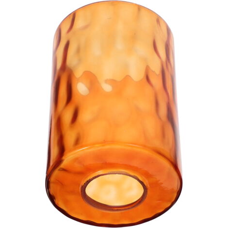 HOMSFOU Abat-Jour Cylindrique En Verre Dépoli Pour Lampe Suspension Lampadaire Applique Murale Compatible Douille E27 Diffusion Lumière Douce Uniforme 5.91X4.72In