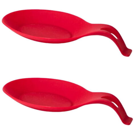 NY06253-Lot de 4 Gros Repose-cuillère en Silicone pour Ustensiles de Cuisine - Maison