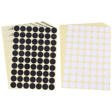 Autocollants Numérotés 1 à 240 - Lot De 960 étiquettes Rondes 8 Mm - Pour Organisation, Codage, Bureaux, Casiers - 7