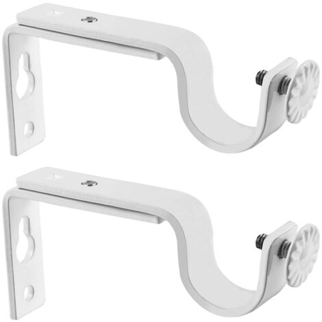 Tringles à Rideau Réglables Sans Perçage – Lot De 2, Support Tension, ABS, Pour Salle De Bain, Salon, Chambre - 6