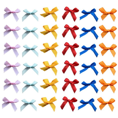 Noeud Ruban Avec Breloque Coeur - 24x2.2cm, Pour Embellissement Scrapbooking Ou Cadeaux