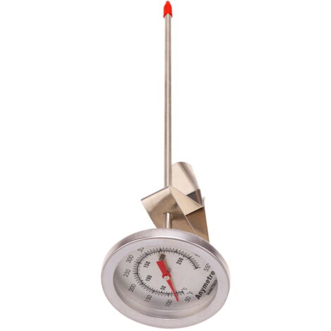 Thermomètre de réfrigérateur, thermomètre à réfrigérateur, en acier inoxydable avec plusieurs Thermomètre de réfrigérateur, thermomètre à réfrigérateur, en acier inoxydable avec plusieurs