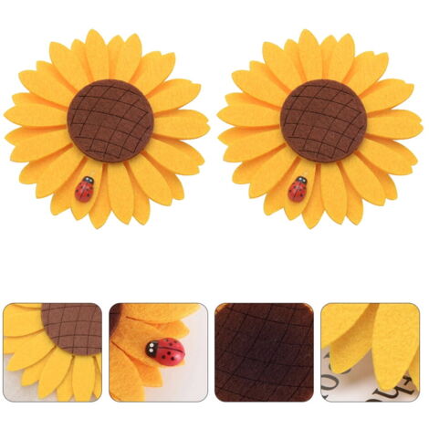 2 Pièces Pinces à Rideau Fleur Bohème - Clip Retenue Draperie Décorative USHOBE