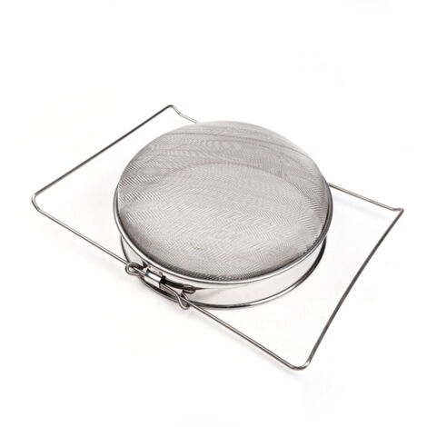 Double Tamis Miel Passoire à Miel Double En Acier Inoxydable HunterBee - Filtration Efficace Pour Miel Liquide Filtration Miel Acier Inox Double Tamis Miel Passoire à Miel Double En Acier Inoxydable HunterBee - Filtration Efficace Pour Miel Liquide Filtration Miel Acier Inox