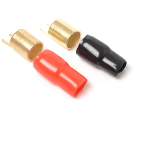 Réducteur De Fil D'Alimentation 0Ga Vers 4Ga - Lot De 2 En Cuivre Plaqué Or | Pour Ampli, Onduleur, Batterie Auto | Installation Sans Sertissage - 3