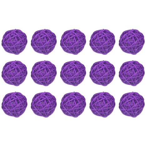 Lot De 10 Boules De Vigne Naturelles En Rotin Osier 6 Cm – Déco Naturelle Mariage Noël Artisanat