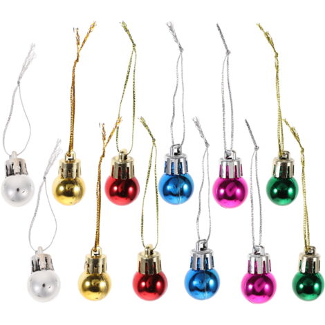 Lot De 70 Boules De Noël Macaron à Suspendre - Décorations Sapin Incassables - Pour Maison, Mariage, Fêtes - Multicolores - 11