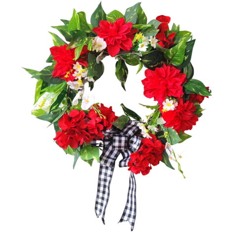 Jardinières Géraniums Artificielles (2 Piquets) - 35,00