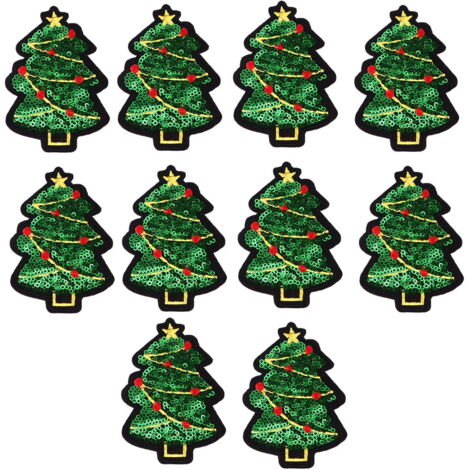 Autocollants Paillettes Noël JULBEAR - Lot De 200 étoiles En Mousse Rouge, Vert, Or, Argent, Pour Décoration Sapin, Cadeaux, Fenêtres