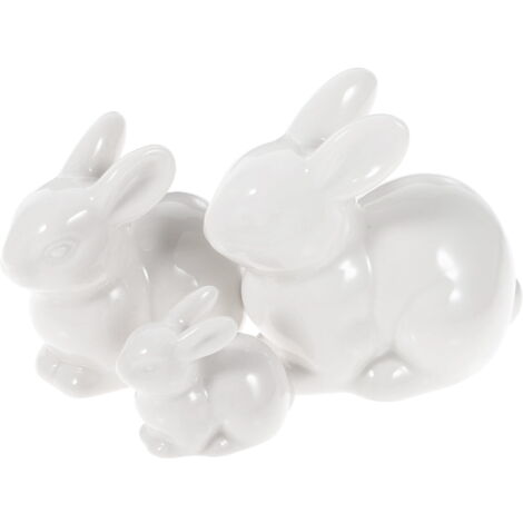Lot De 5 Figurines De Lapin Mignonnes En Résine Décoratives à Faire Soi Meme Mini Ornement De Paysage Pour Terrasse Et Arriere Cour 86313239