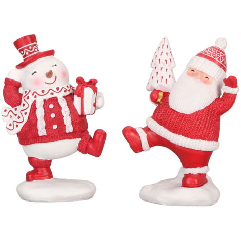 Boucles D'Oreilles Femme En Nacre Peinte - Motif Père Noël, Neige, Sapin - Fait Main En France