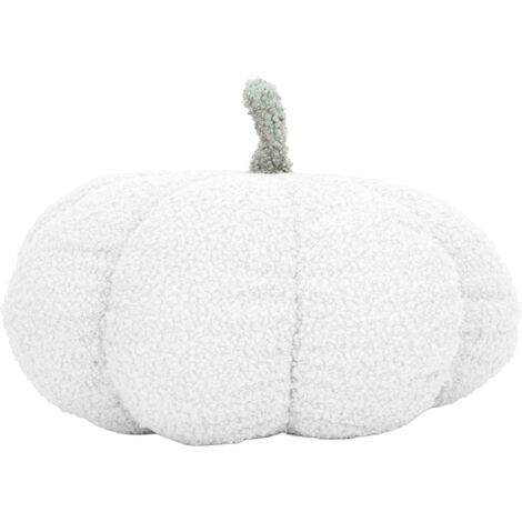 Coussin Citrouille d'Halloween à Effet Laine