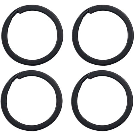 Anneaux Porte-clés Fendus En Métal - Lot De 200, Diamètre 5 Mm, Couleur Rouge - Pour Bricolage, Bijoux, Clés - 7