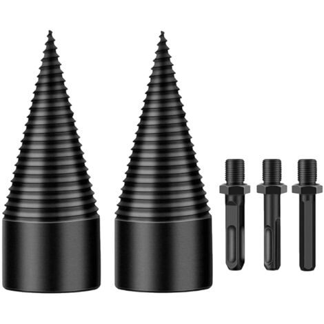 SUNYOK 1pcs Foret De Fendage Bois Cône à Fendre Bûches 32mm - 6