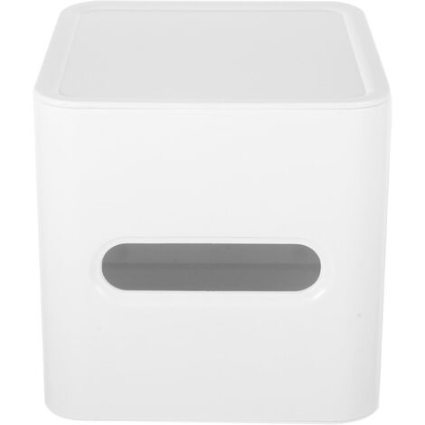Couvercle De Boîte à Mouchoirs Avec Support Auto-adhésif - Design Moderne - Pour Salle De Bain, Cuisine, Bureau - Bleu - 9