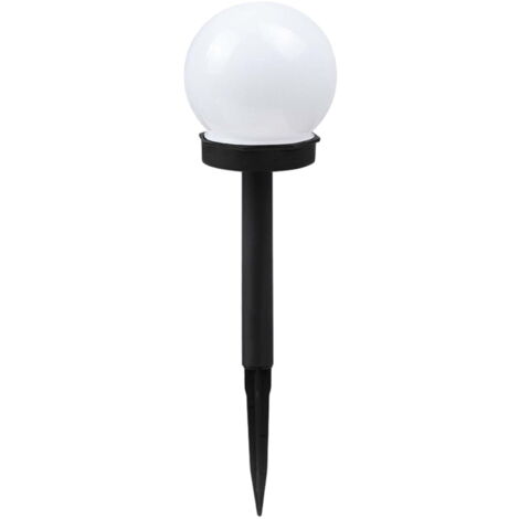 Globe De Jardin Extérieur Diamètre 200 Mm - IP44, E27, Compatible LED - Sphère Ambrée Pour Mât (ampoule Non Incluse)