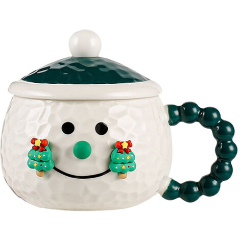 Tasse De Voyage Costa Coffee Noël – Bonhomme De Neige, Couvercle, Céramique