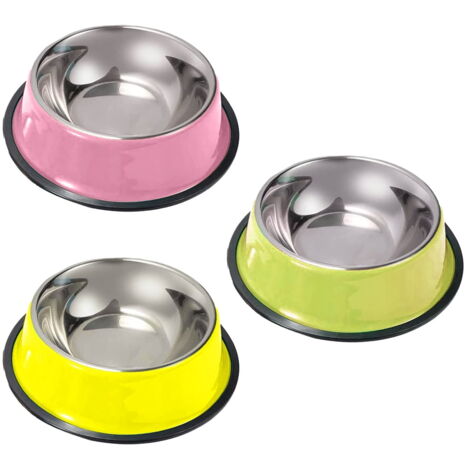 FOREYY Gamelles Surélevées - Pour Chiens Et Chats - Supports Surélevés En Bambou Avec 2 Gamelles