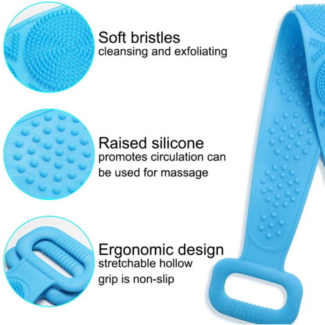 Brosse Exfoliante Visage En Silicone - Nettoyage Points Noirs & Massage - Voyage, Hypoallergénique