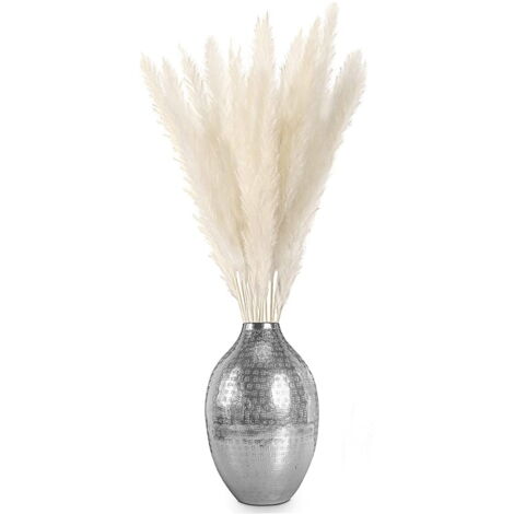 Lot de 10 fleurs séchées en herbe de pampa naturelle pour décoration de ...