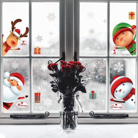 STICKERS DE NOEL STICKERS DE NOEL Noel Decoration Fenetre Autocollants Fenêtre Noel Stickers