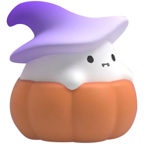 Veilleuse Citrouille En Silicone, 3 Niveaux De Luminosité, Lampe De Chevet Rechargeable,Lampe