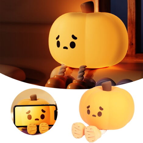 Lampe 3D Fantôme Mignonne – Déco Halloween – Résine Blanche 9x9x10cm