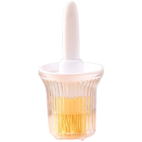 2PCS-Bouteille d'Huile Avec Pinceau à Badigeonner-ORANGE - Maison