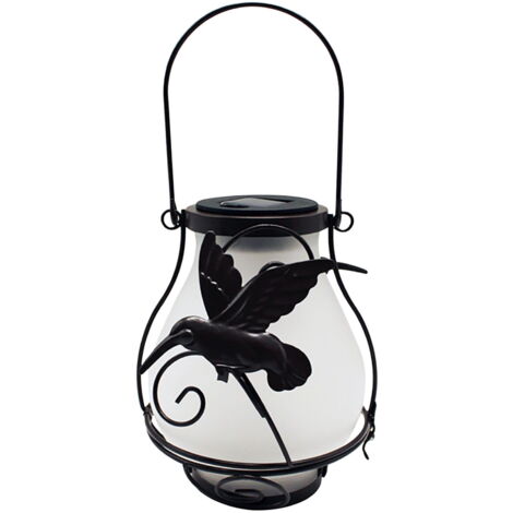 Lumière Suspendue Extérieure étanche Mengjay - Style Vintage, Prise E27, Abat-jour Verre 21x35 Cm, IP23 - Pour Jardin, Terrasse, Villa