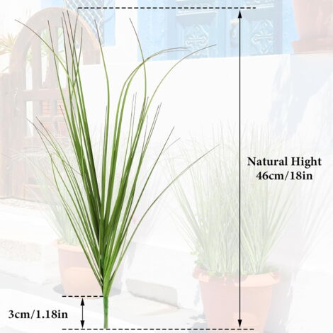 Lot De 8 Plantes Artificielles D'extérieur, Grandes Et Grandes, Fausses