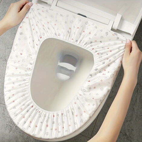 Lot De 50 Protections Sièges De Toilettes Publiques - Pour Voyage, Bureau, Transport, Neuf