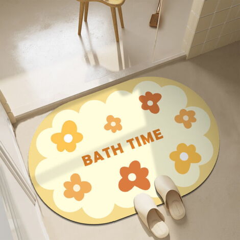 Daletu Tapis de Bain en Pierre, Séchage Rapide en Terre de Daletu Tapis de Bain en Pierre, Séchage Rapide en Terre de