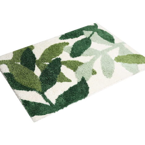 Feuilles De Plantes Vertes Tapis De Salon 180X90Cm Tapis De Salle De