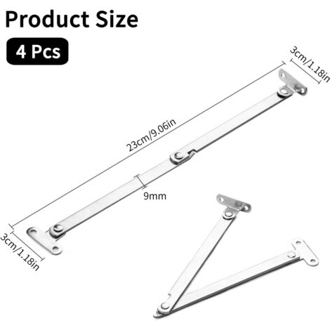 Lot De 2 Supports Couvercle Télescopique Acier Inoxydable - Organisateur Réglable Multifonction Cuisine & Barbecue, Longueur Jusqu'à 48,7 Cm