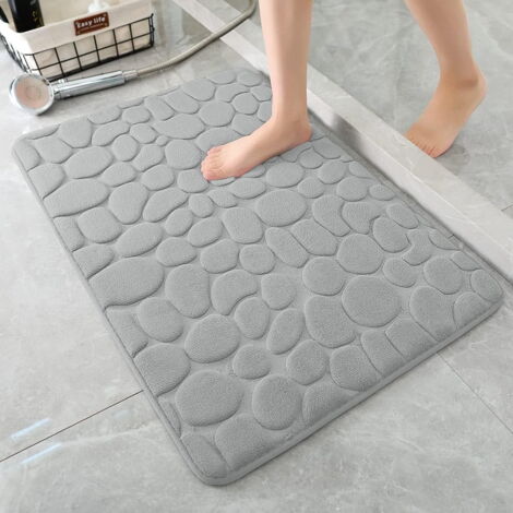 Tapis De Salle De Bain Super Absorbant Et Antidérapant, 40x60 Cm, Lavable En Machine, Poils Courts Denses, Kaki - 3