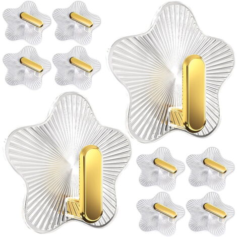 Lot De 4 Crochets Muraux Adhésifs Créatifs Pour Accrocher Un Sac, Chapeau, Serviette, Sac à Dos, Sac à Dos, Décoration Murale Utilitaire