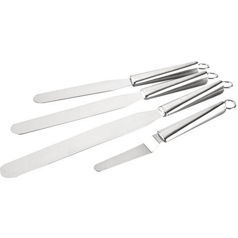 Lot de Spatules en Acier Inoxydable - Grattoir, Spatule | WhichOne Lot de Spatules en Acier Inoxydable - Grattoir, Spatule | WhichOne