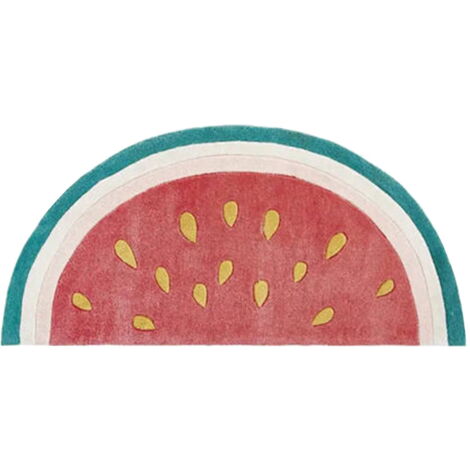 Tapis De Bain Amusant En Forme De Fruits - Tranches De Citron, Pêche, Etc. - Absorbant Et Antidérapant - Pour Salle De Bain, Cuisine