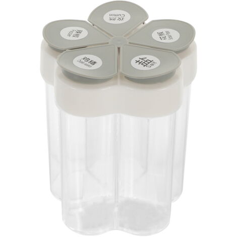 HEBEOT Récipient à Sel Bocal D'assaisonnement Réglable Avec