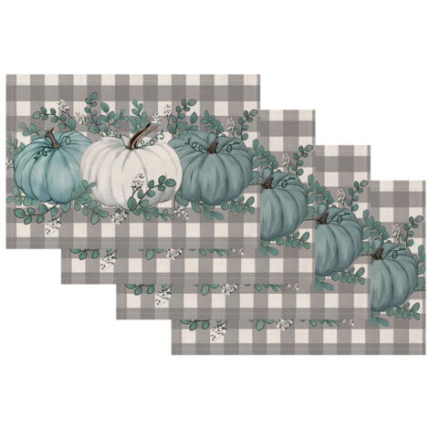 Serviettes En Papier D'automne - Lot De 20 Motifs Feuilles Et Citrouille 33x33 Cm - Déco De Table Pour Thanksgiving, Halloween Et Fêtes D'automne - 6