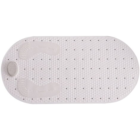 Bathsafe Tapis De Douche De Forme Ronde Extra Adhérent Avec Ventouse Antidérapante - Tapis De Bain De Luxe Durable Et épais - Peut être Coupé - Pour Personnes Handicapées - Enfants âgés