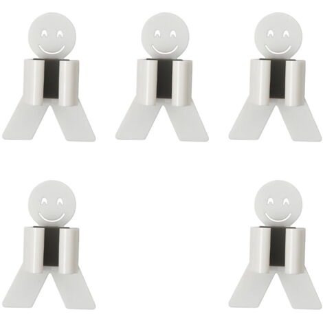 HA10830-Lot De 10 Crochets Muraux Autocollants Double Face. Sans