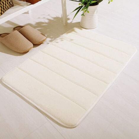 Tapis De Bain Mémoire De Forme 120×40 Cm – Absorbant, Antiglisse, Séchage Rapide – Confort Après La Douche