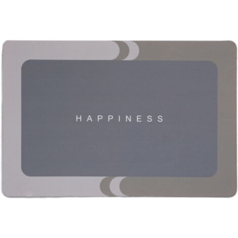 Healifty Plateau Diatomite Gris Absorbant Eau Tapis Bain