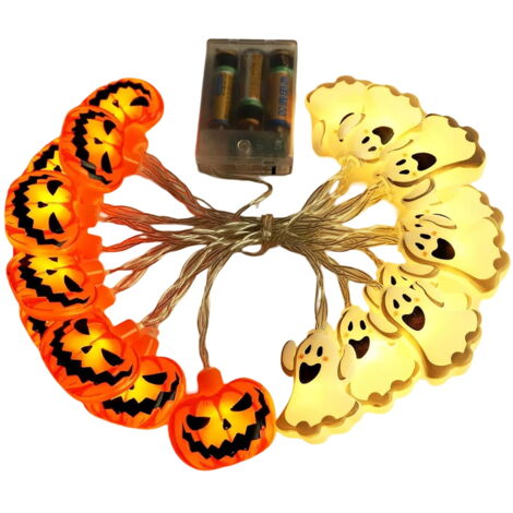 Achat ALEGRE Guirlande Lumineuse D'Halloween - Décoration Citrouille